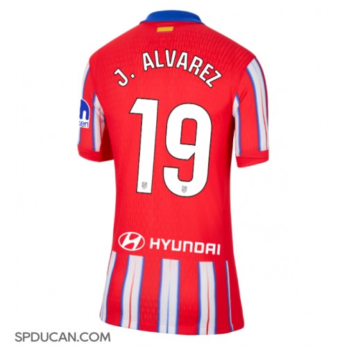 Zenski Nogometni Dres Atletico Madrid Julian Alvarez #19 Domaci 2024-25 Kratak Rukav